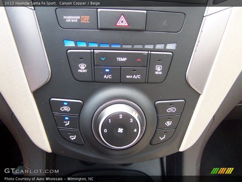 Canyon Copper / Beige 2013 Hyundai Santa Fe Sport