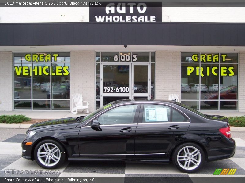 Black / Ash/Black 2013 Mercedes-Benz C 250 Sport