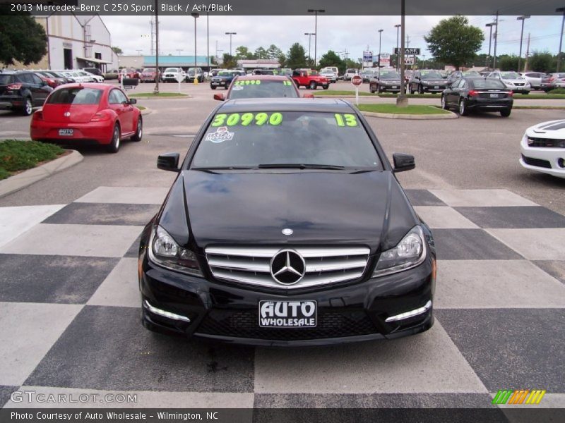 Black / Ash/Black 2013 Mercedes-Benz C 250 Sport