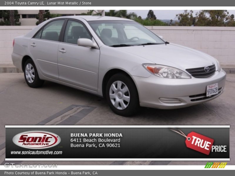 Lunar Mist Metallic / Stone 2004 Toyota Camry LE