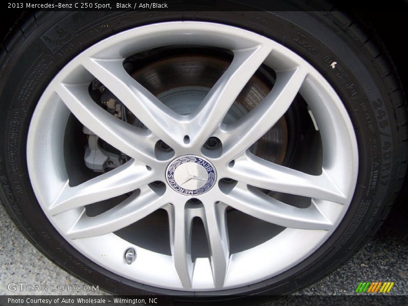 Black / Ash/Black 2013 Mercedes-Benz C 250 Sport