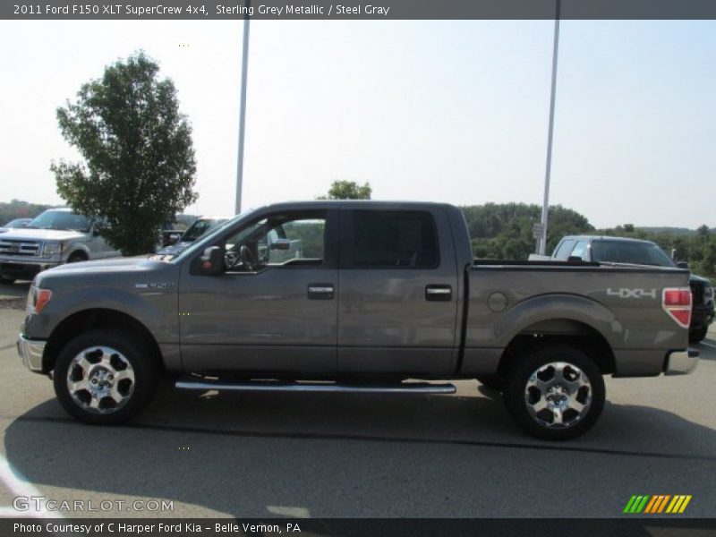 Sterling Grey Metallic / Steel Gray 2011 Ford F150 XLT SuperCrew 4x4