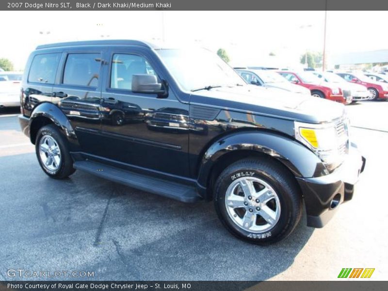 Black / Dark Khaki/Medium Khaki 2007 Dodge Nitro SLT