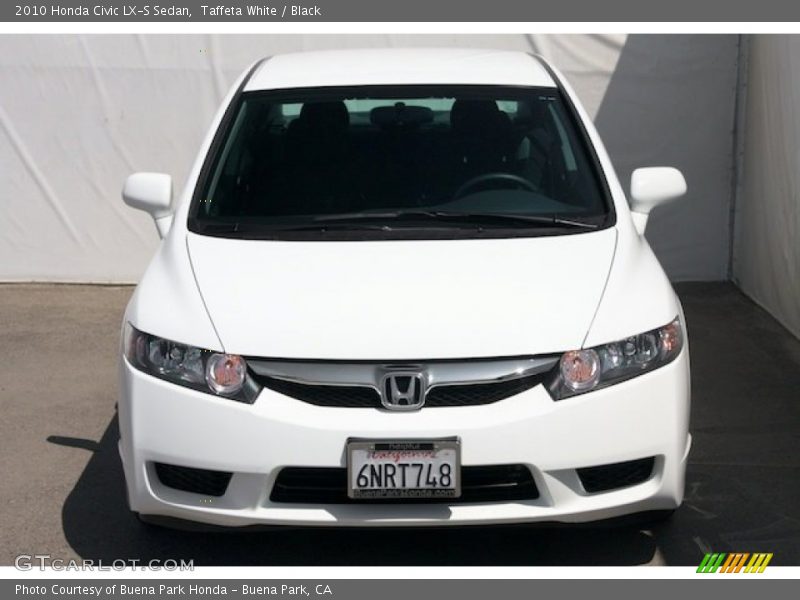 Taffeta White / Black 2010 Honda Civic LX-S Sedan