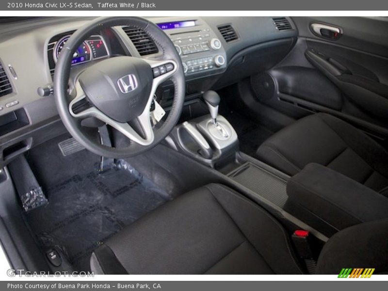 Taffeta White / Black 2010 Honda Civic LX-S Sedan