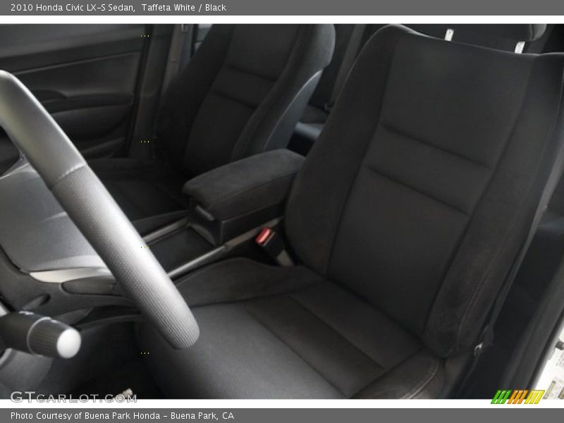 Taffeta White / Black 2010 Honda Civic LX-S Sedan