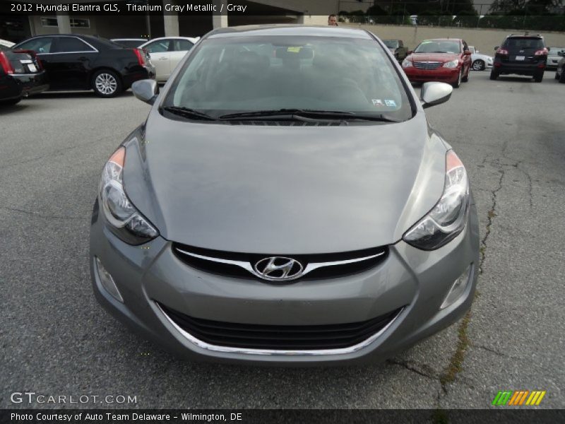 Titanium Gray Metallic / Gray 2012 Hyundai Elantra GLS