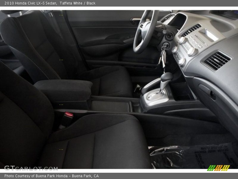 Taffeta White / Black 2010 Honda Civic LX-S Sedan