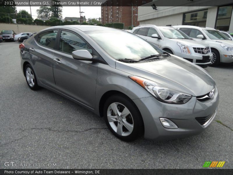 Titanium Gray Metallic / Gray 2012 Hyundai Elantra GLS