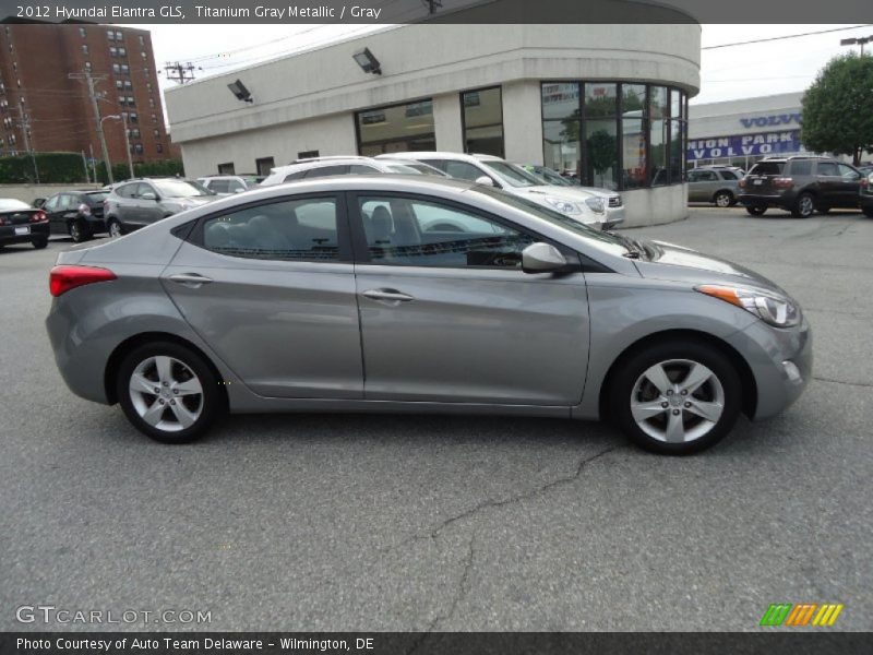 Titanium Gray Metallic / Gray 2012 Hyundai Elantra GLS