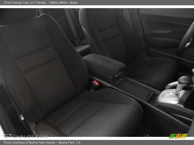 Taffeta White / Black 2010 Honda Civic LX-S Sedan