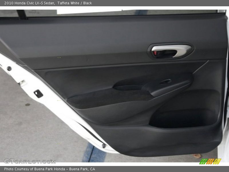 Taffeta White / Black 2010 Honda Civic LX-S Sedan