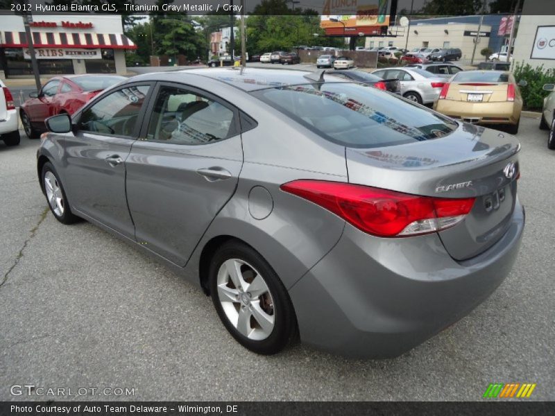 Titanium Gray Metallic / Gray 2012 Hyundai Elantra GLS