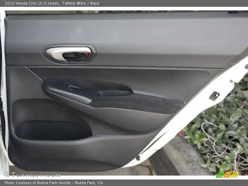 Taffeta White / Black 2010 Honda Civic LX-S Sedan
