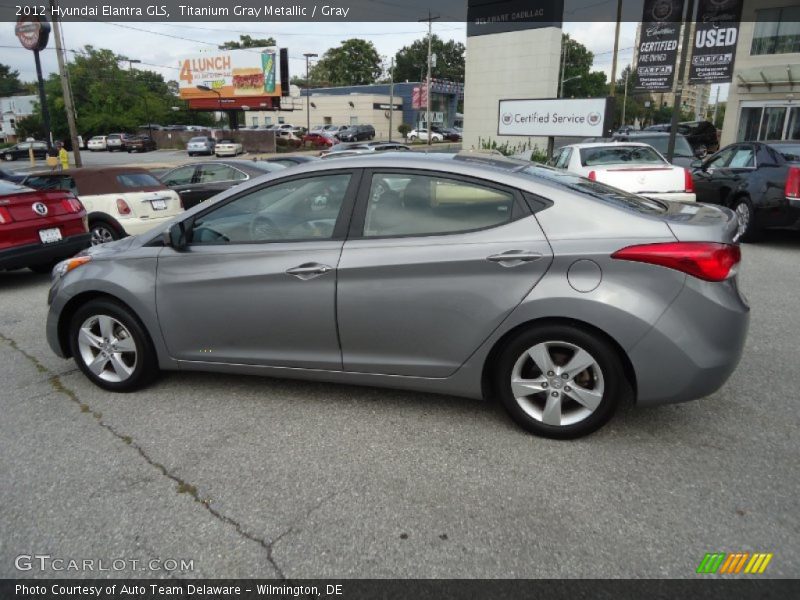Titanium Gray Metallic / Gray 2012 Hyundai Elantra GLS