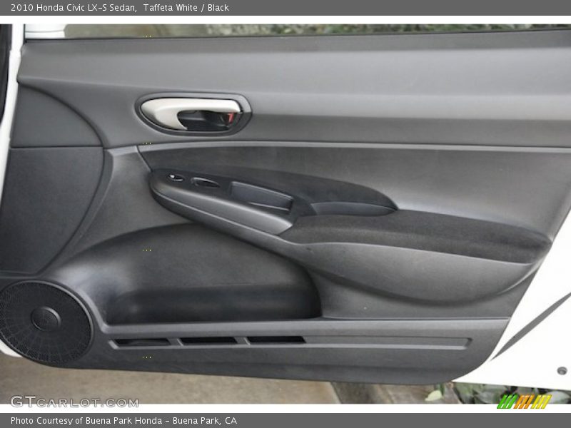 Taffeta White / Black 2010 Honda Civic LX-S Sedan
