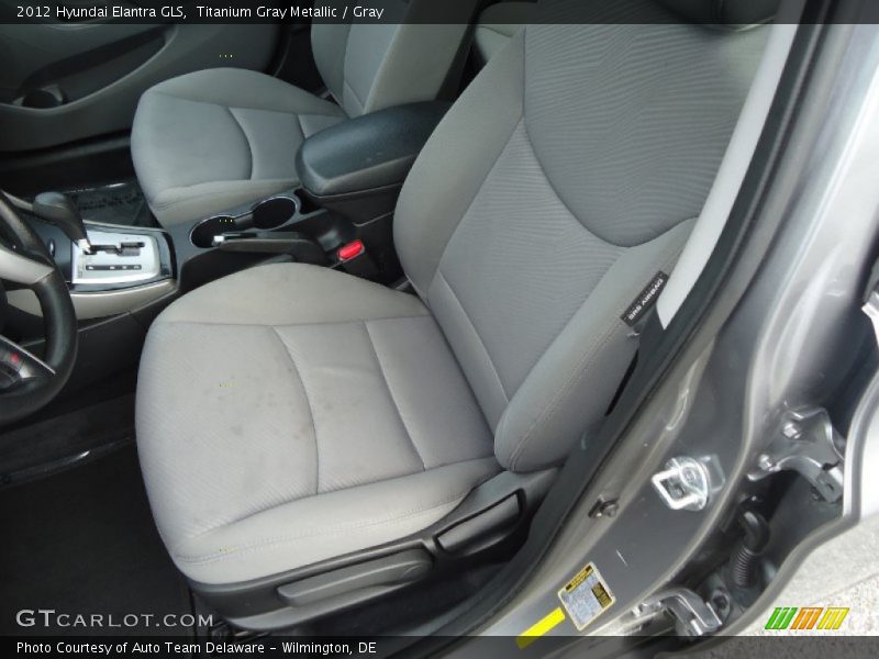 Titanium Gray Metallic / Gray 2012 Hyundai Elantra GLS