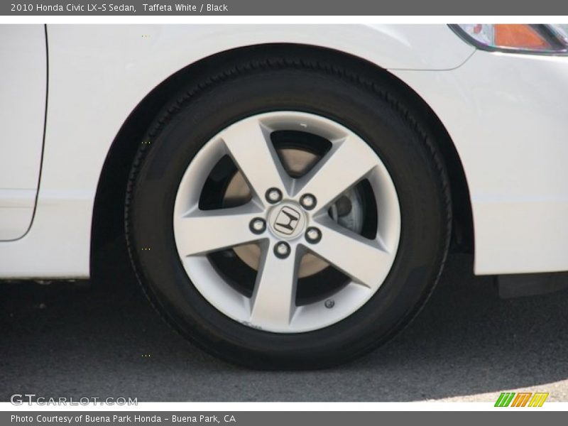 Taffeta White / Black 2010 Honda Civic LX-S Sedan