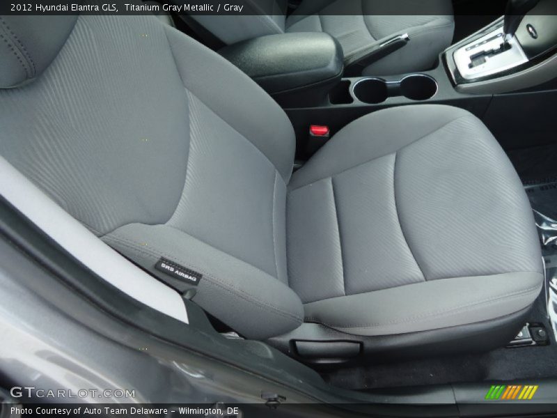Titanium Gray Metallic / Gray 2012 Hyundai Elantra GLS