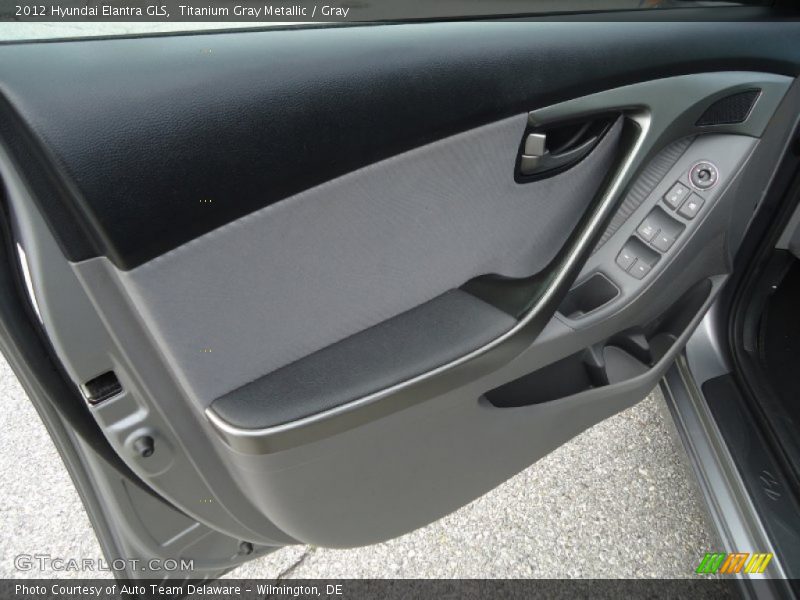 Titanium Gray Metallic / Gray 2012 Hyundai Elantra GLS