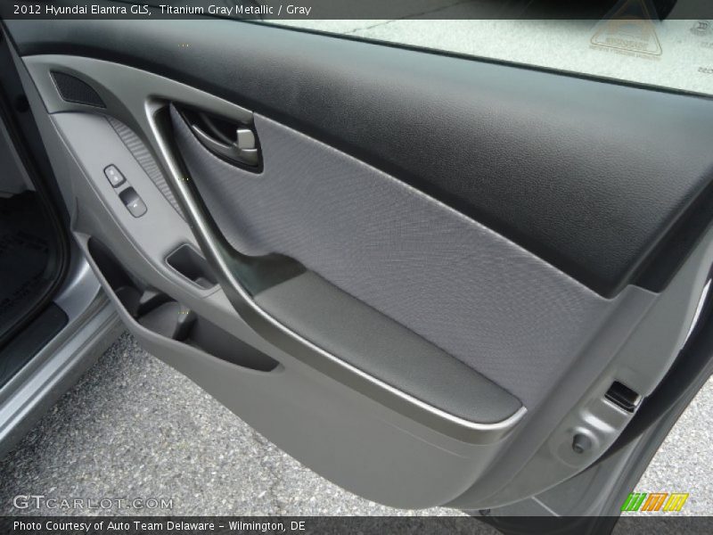 Titanium Gray Metallic / Gray 2012 Hyundai Elantra GLS