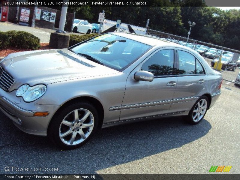 Pewter Silver Metallic / Charcoal 2003 Mercedes-Benz C 230 Kompressor Sedan