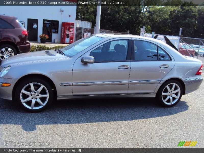 Pewter Silver Metallic / Charcoal 2003 Mercedes-Benz C 230 Kompressor Sedan