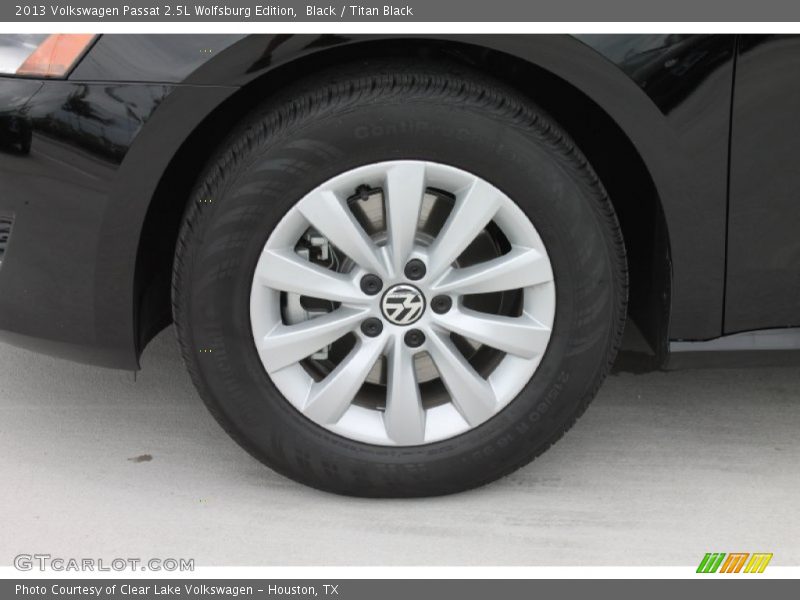 Black / Titan Black 2013 Volkswagen Passat 2.5L Wolfsburg Edition