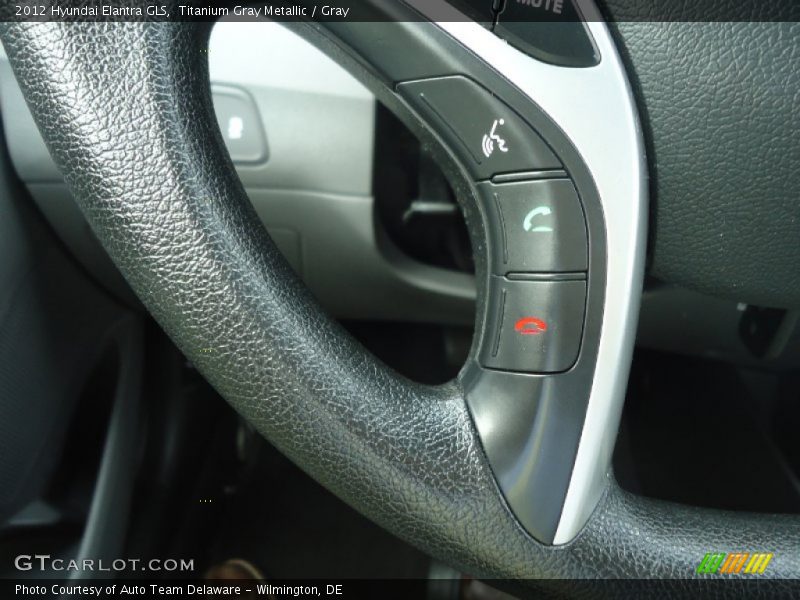 Titanium Gray Metallic / Gray 2012 Hyundai Elantra GLS