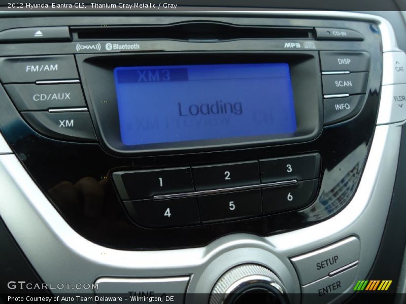 Titanium Gray Metallic / Gray 2012 Hyundai Elantra GLS