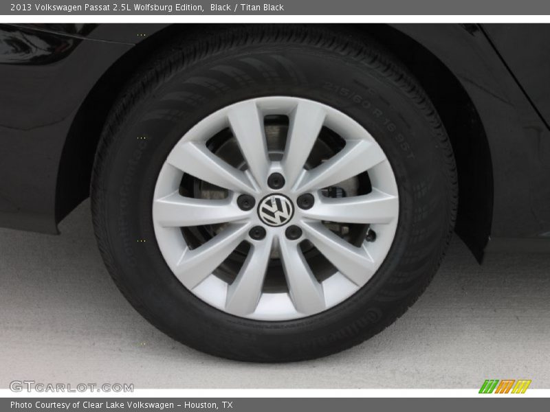 Black / Titan Black 2013 Volkswagen Passat 2.5L Wolfsburg Edition