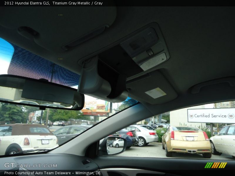 Titanium Gray Metallic / Gray 2012 Hyundai Elantra GLS