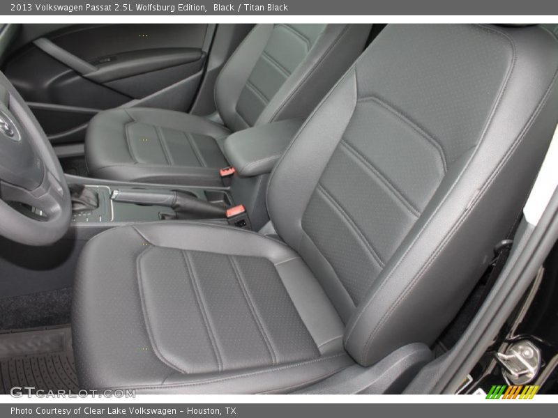 Black / Titan Black 2013 Volkswagen Passat 2.5L Wolfsburg Edition