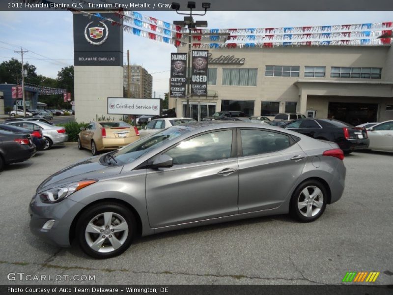 Titanium Gray Metallic / Gray 2012 Hyundai Elantra GLS