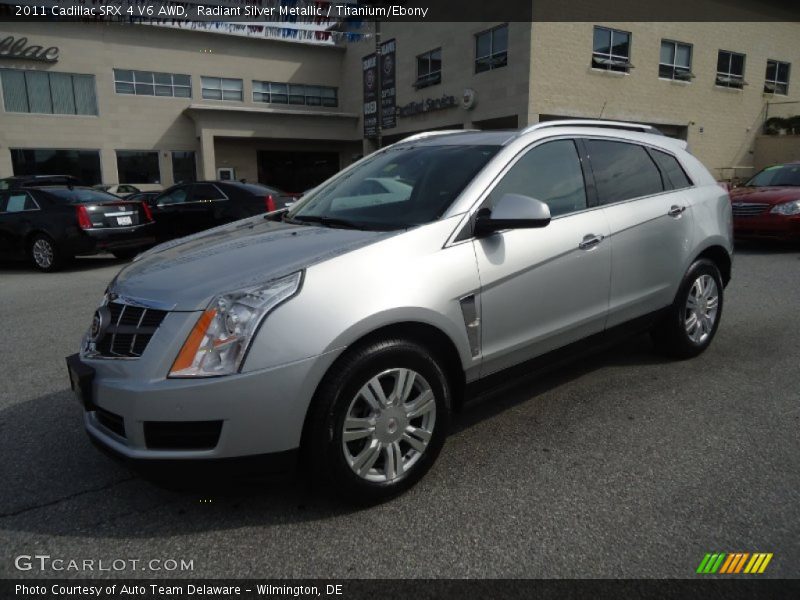 Radiant Silver Metallic / Titanium/Ebony 2011 Cadillac SRX 4 V6 AWD