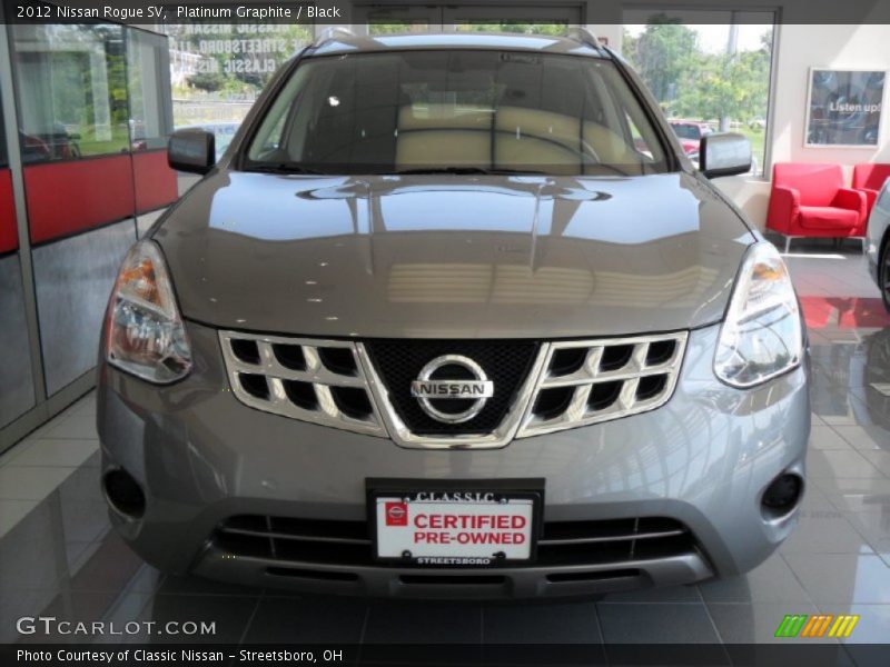 Platinum Graphite / Black 2012 Nissan Rogue SV