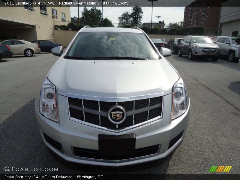Radiant Silver Metallic / Titanium/Ebony 2011 Cadillac SRX 4 V6 AWD