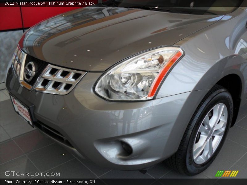 Platinum Graphite / Black 2012 Nissan Rogue SV