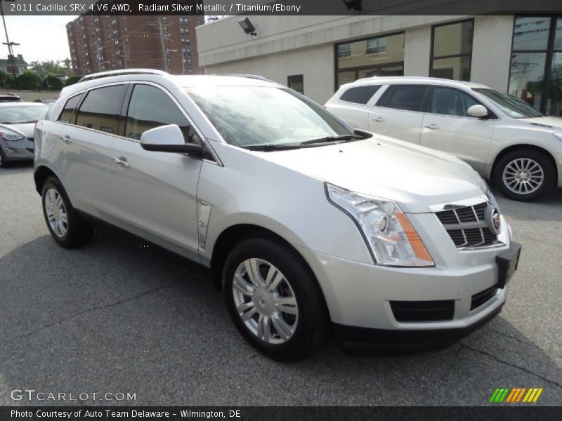 Radiant Silver Metallic / Titanium/Ebony 2011 Cadillac SRX 4 V6 AWD