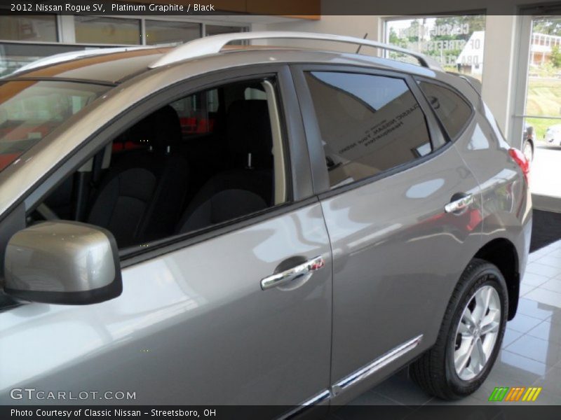 Platinum Graphite / Black 2012 Nissan Rogue SV