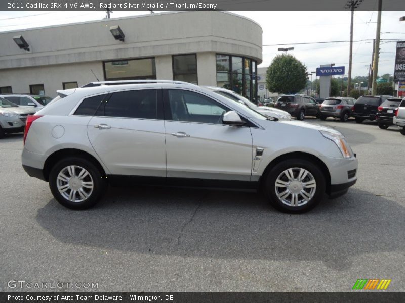 Radiant Silver Metallic / Titanium/Ebony 2011 Cadillac SRX 4 V6 AWD