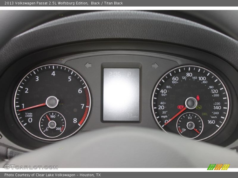 Black / Titan Black 2013 Volkswagen Passat 2.5L Wolfsburg Edition