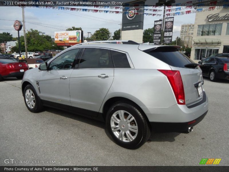Radiant Silver Metallic / Titanium/Ebony 2011 Cadillac SRX 4 V6 AWD