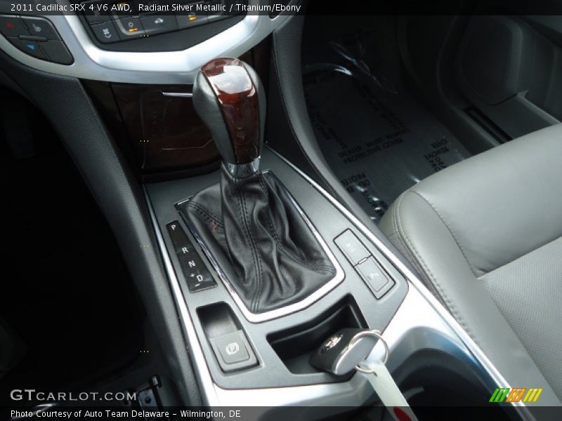 Radiant Silver Metallic / Titanium/Ebony 2011 Cadillac SRX 4 V6 AWD