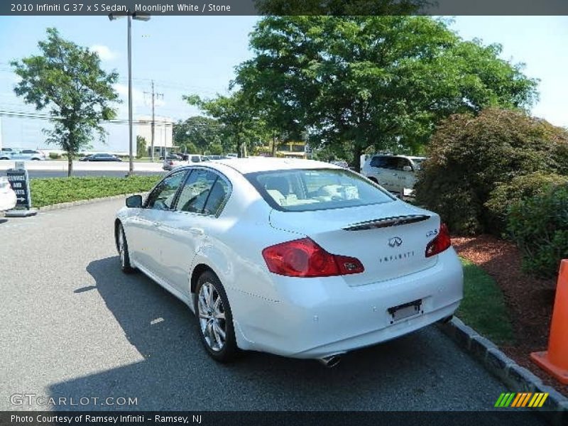 Moonlight White / Stone 2010 Infiniti G 37 x S Sedan