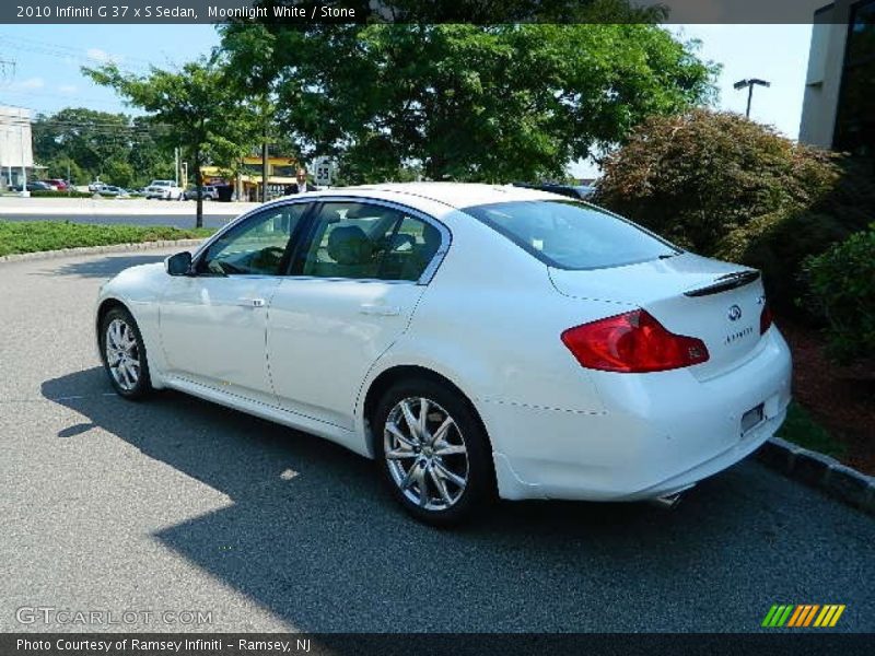 Moonlight White / Stone 2010 Infiniti G 37 x S Sedan