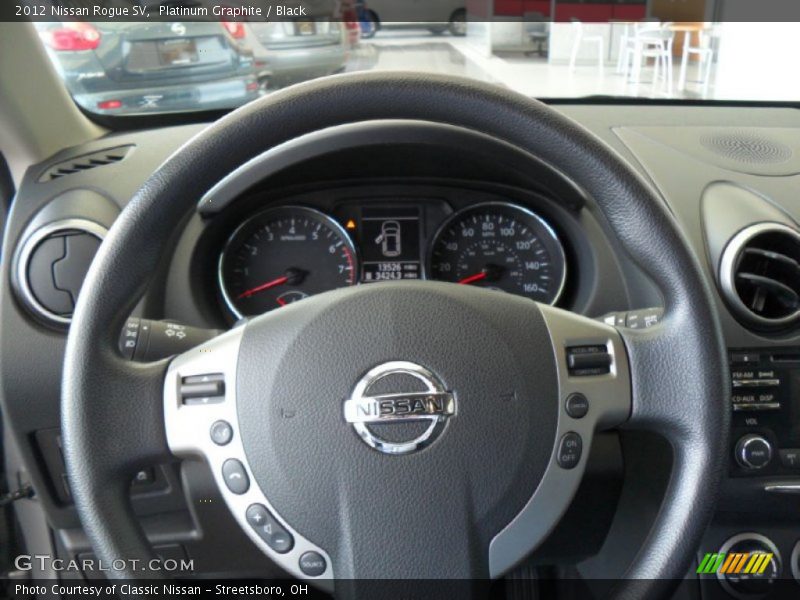 Platinum Graphite / Black 2012 Nissan Rogue SV