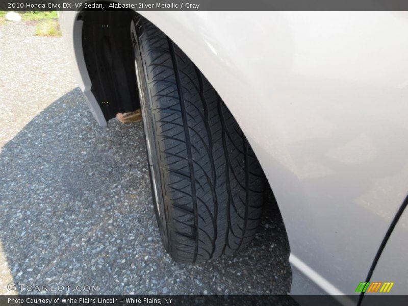 Alabaster Silver Metallic / Gray 2010 Honda Civic DX-VP Sedan