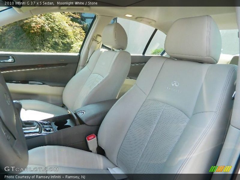 Moonlight White / Stone 2010 Infiniti G 37 x S Sedan