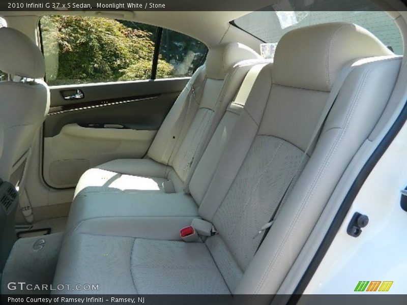 Moonlight White / Stone 2010 Infiniti G 37 x S Sedan